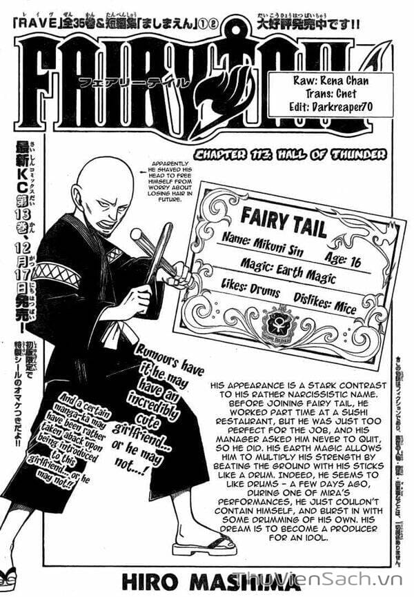 Truyện Tranh Hội Pháp Sư - Fairy Tail trang 2