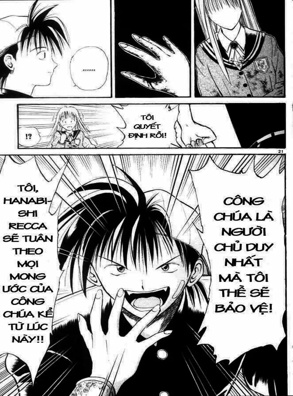 Truyện Tranh Ngọn Lửa Recca - Flame Of Recca trang 9