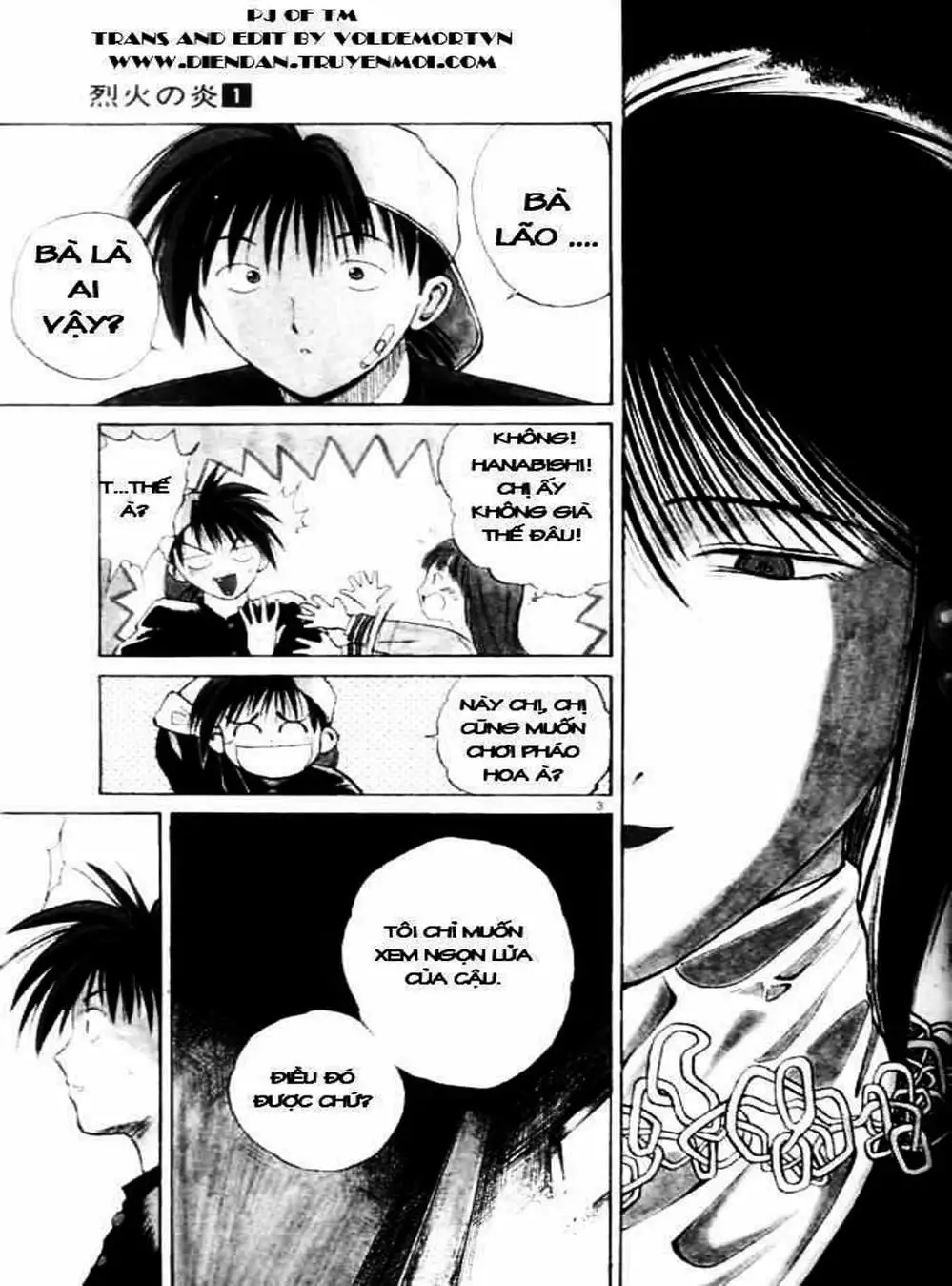 Truyện Tranh Ngọn Lửa Recca - Flame Of Recca trang 9