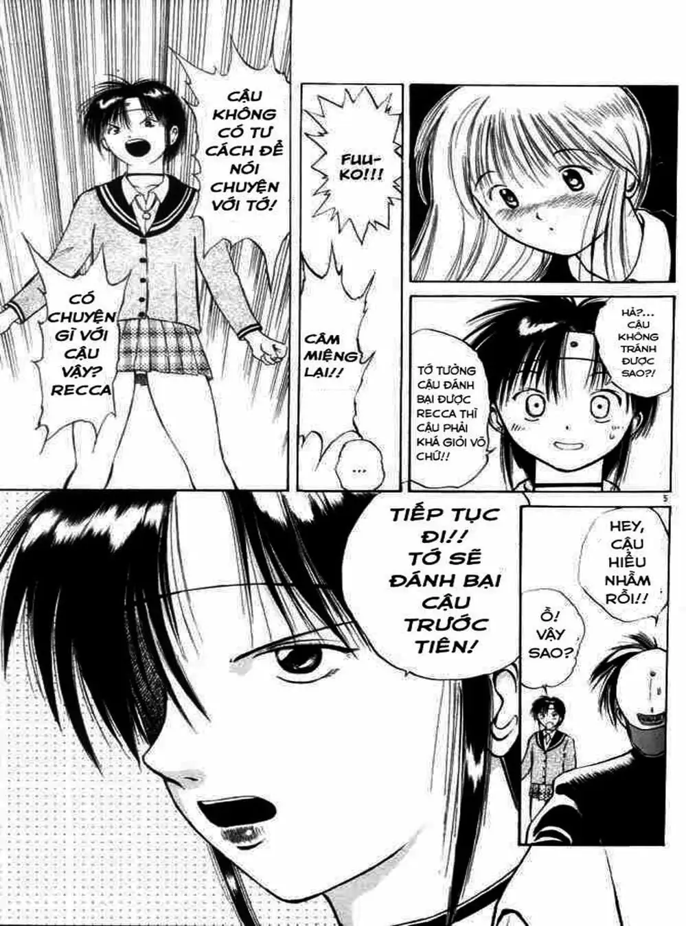 Truyện Tranh Ngọn Lửa Recca - Flame Of Recca trang 9