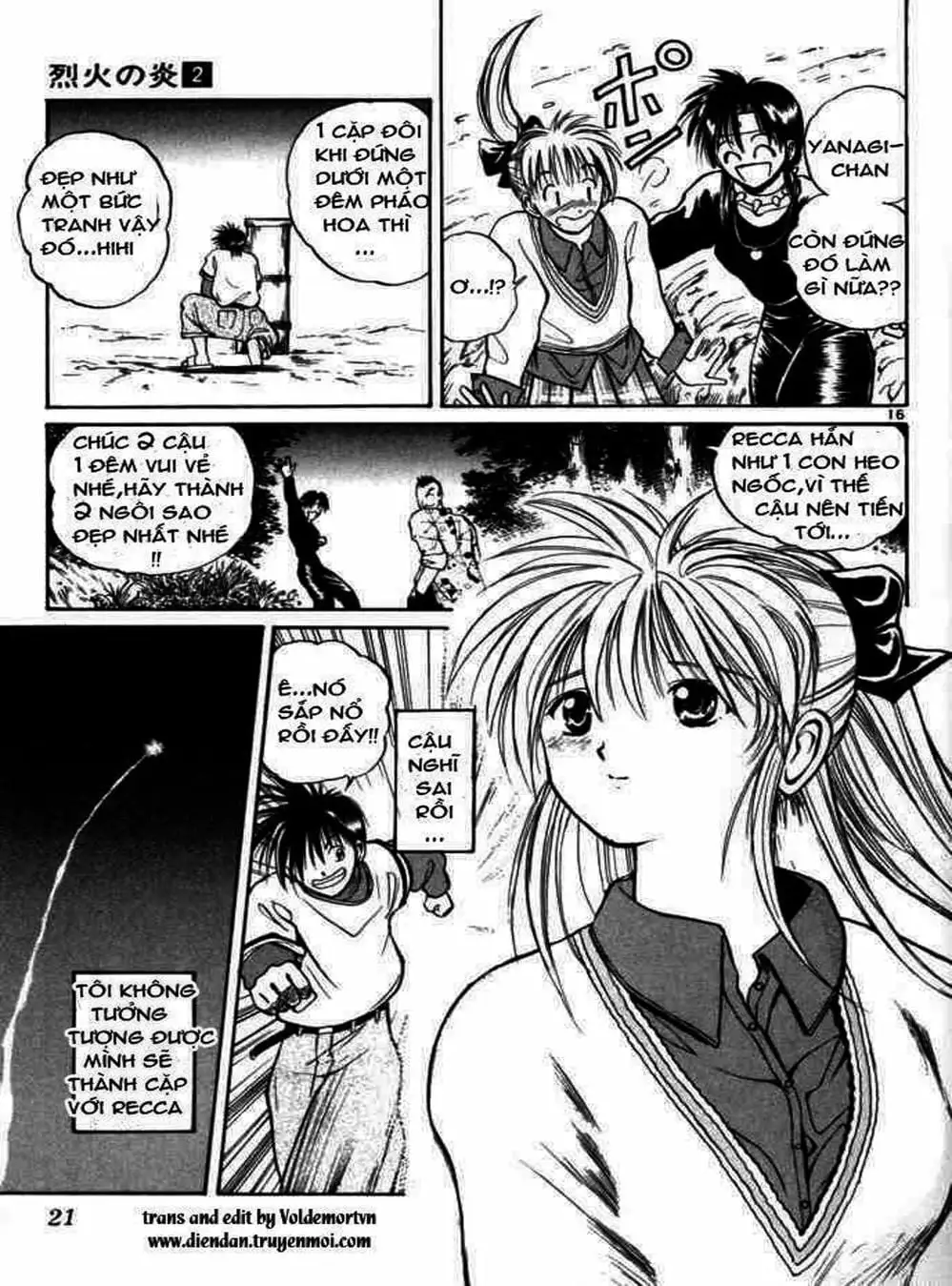 Truyện Tranh Ngọn Lửa Recca - Flame Of Recca trang 9