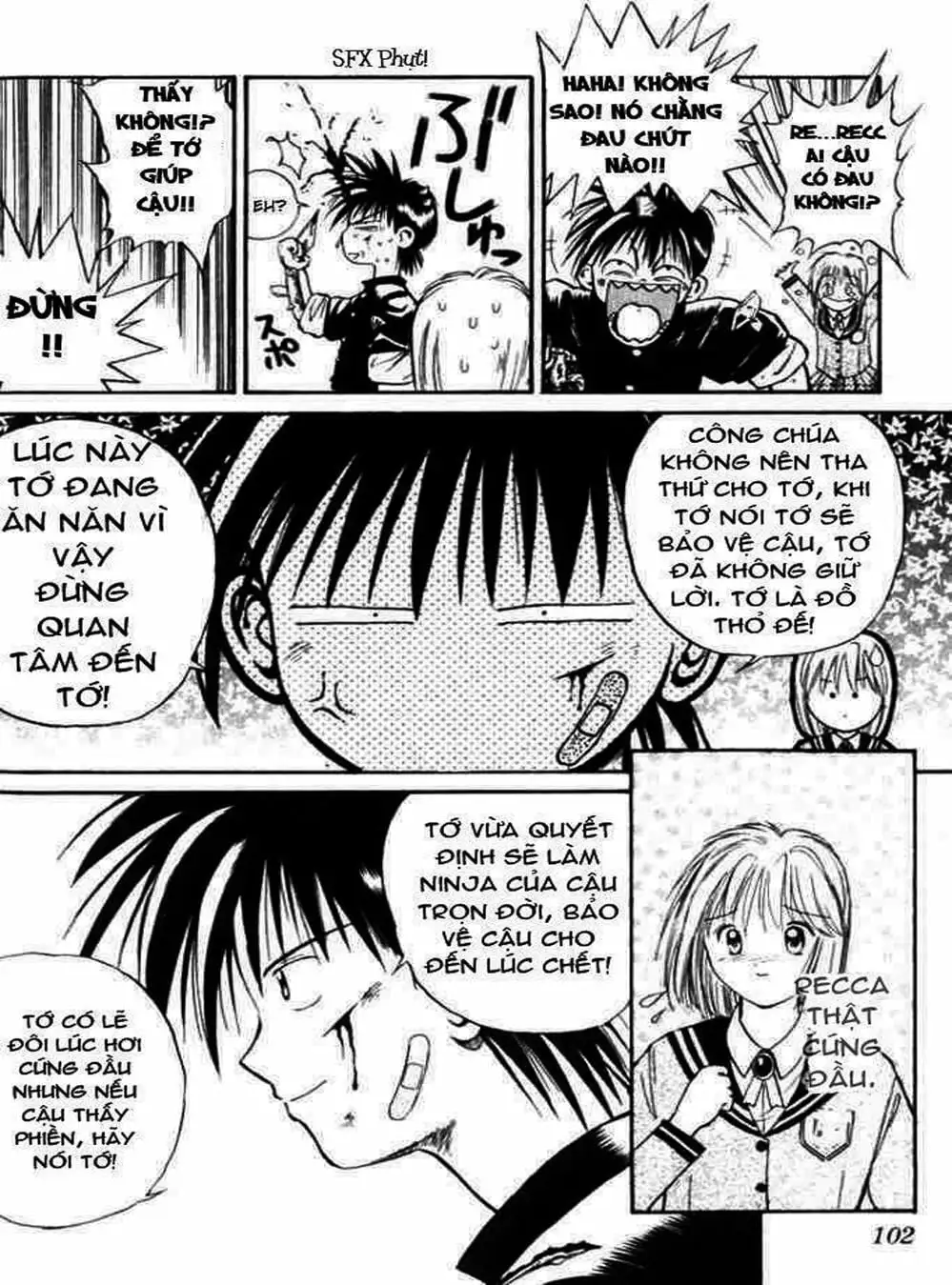 Truyện Tranh Ngọn Lửa Recca - Flame Of Recca trang 9