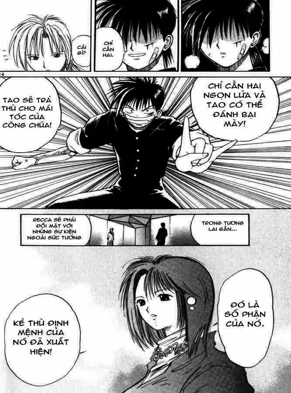 Truyện Tranh Ngọn Lửa Recca - Flame Of Recca trang 9