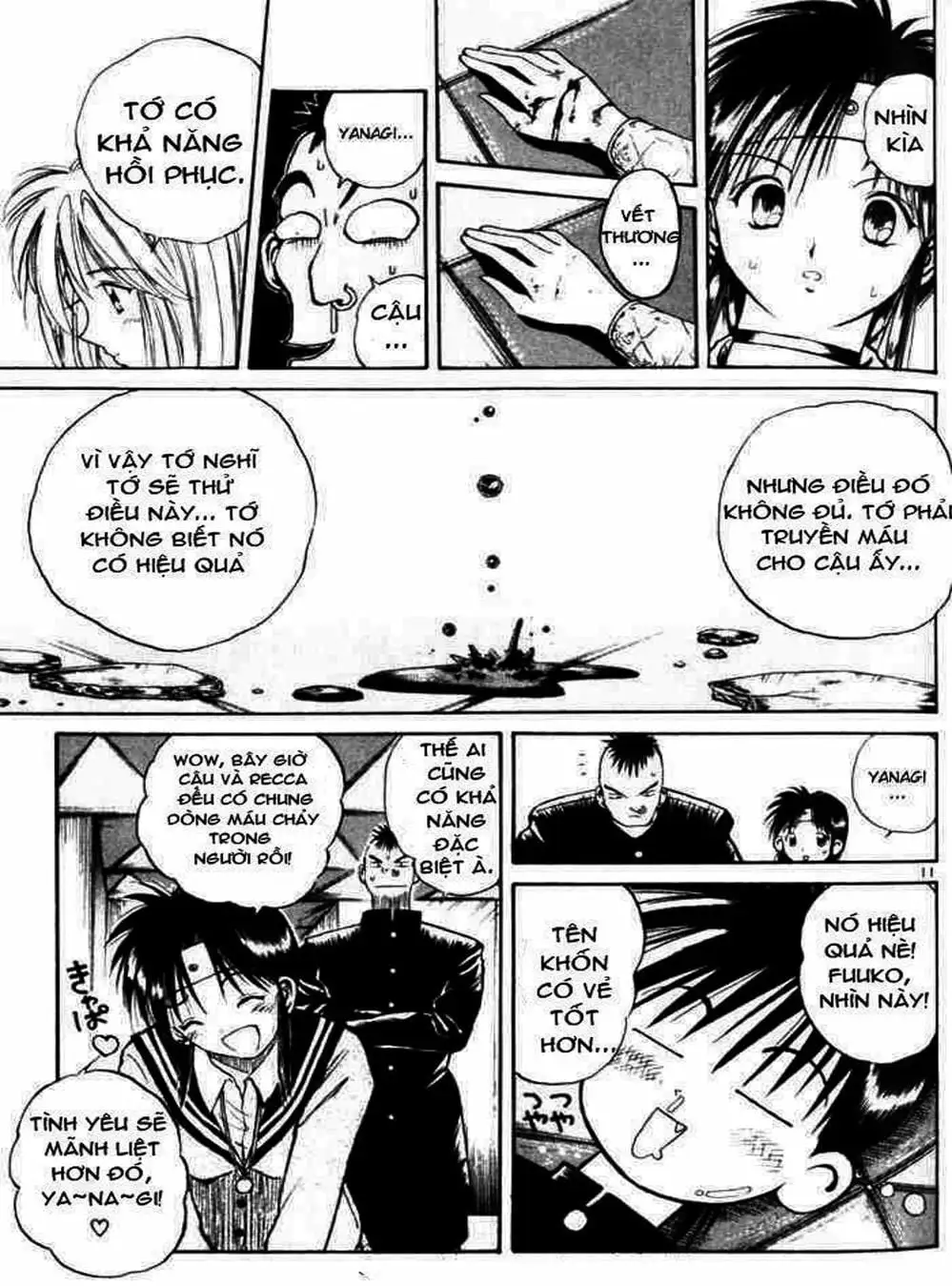 Truyện Tranh Ngọn Lửa Recca - Flame Of Recca trang 9