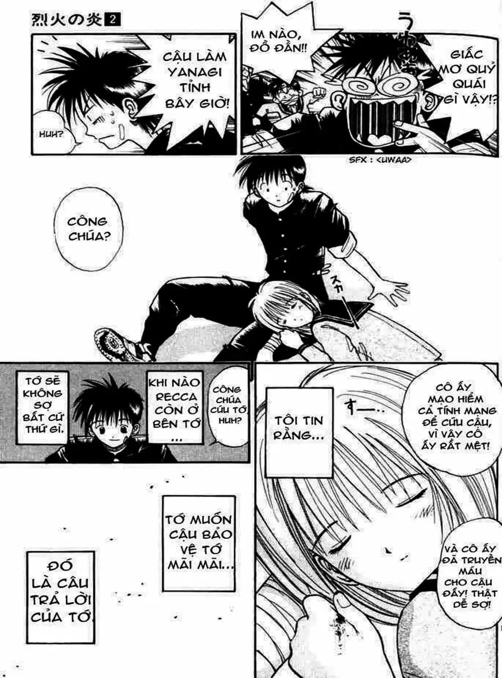 Truyện Tranh Ngọn Lửa Recca - Flame Of Recca trang 9