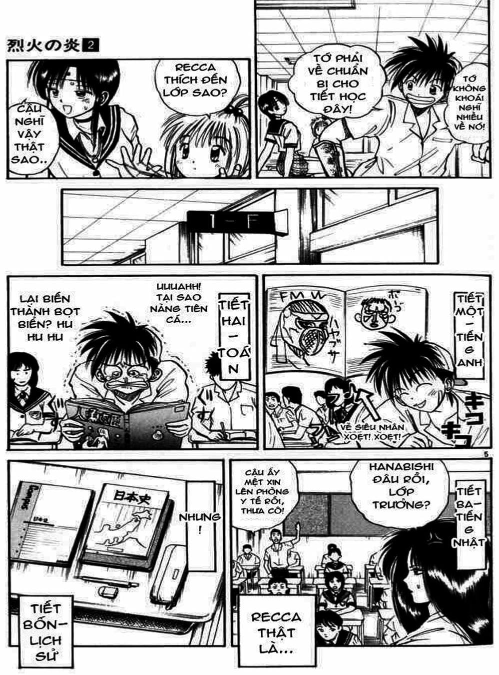 Truyện Tranh Ngọn Lửa Recca - Flame Of Recca trang 9