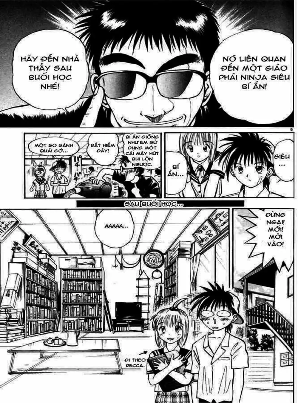 Truyện Tranh Ngọn Lửa Recca - Flame Of Recca trang 9