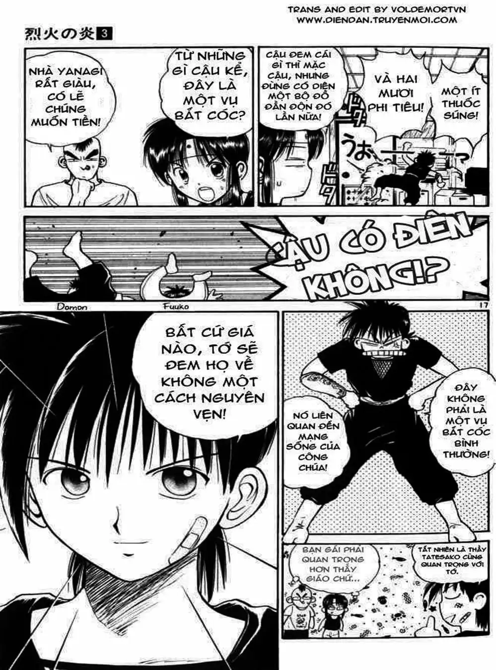 Truyện Tranh Ngọn Lửa Recca - Flame Of Recca trang 9