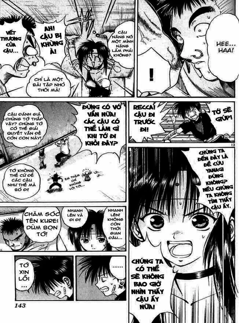 Truyện Tranh Ngọn Lửa Recca - Flame Of Recca trang 9