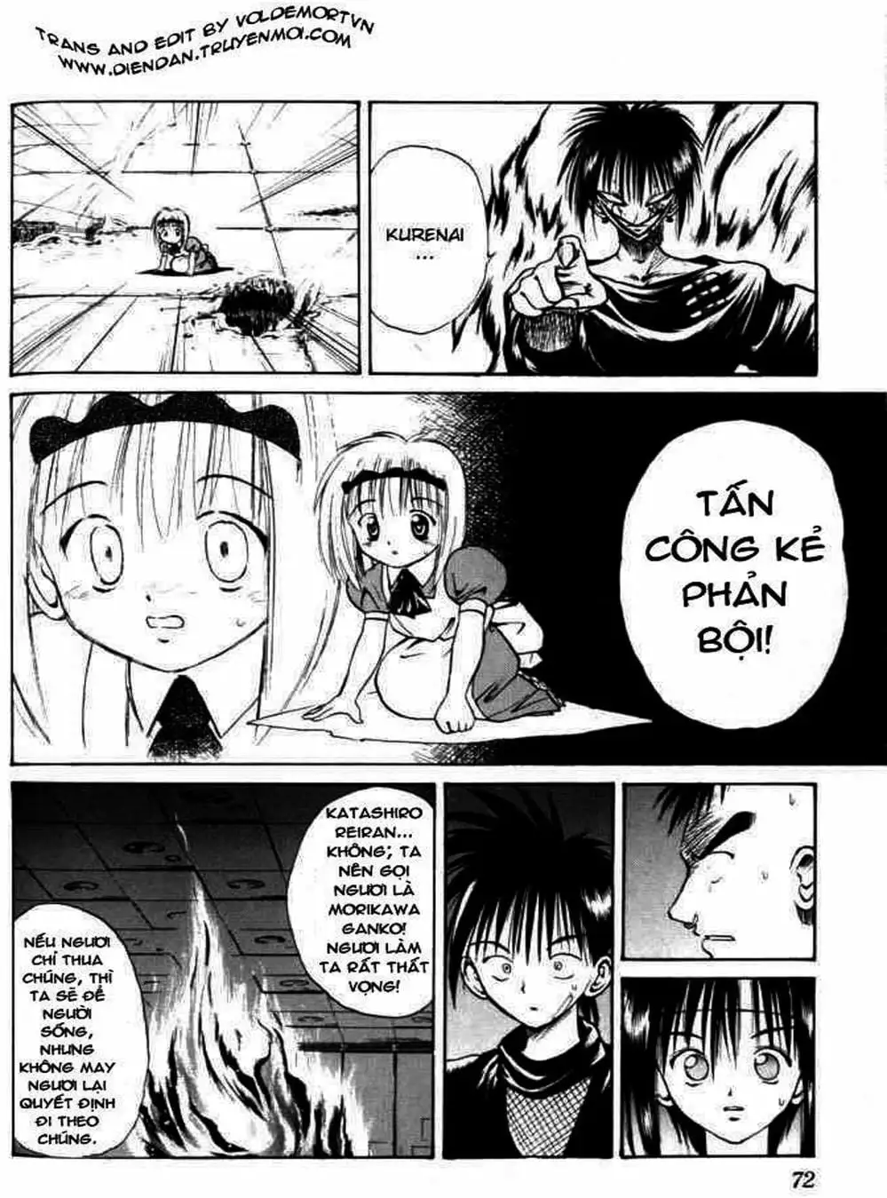 Truyện Tranh Ngọn Lửa Recca - Flame Of Recca trang 9