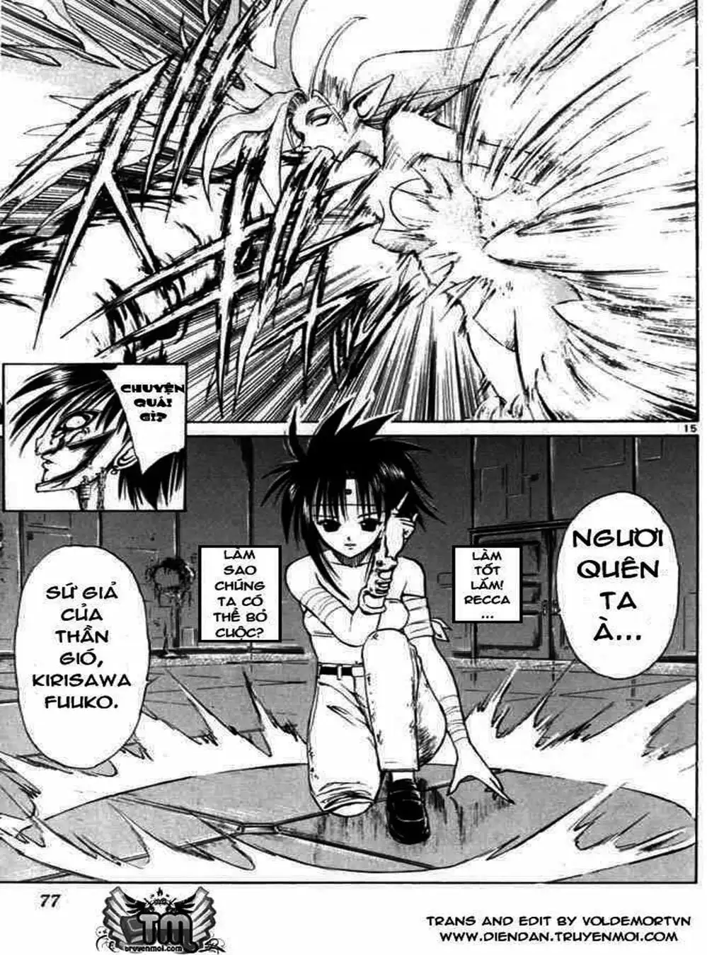 Truyện Tranh Ngọn Lửa Recca - Flame Of Recca trang 9