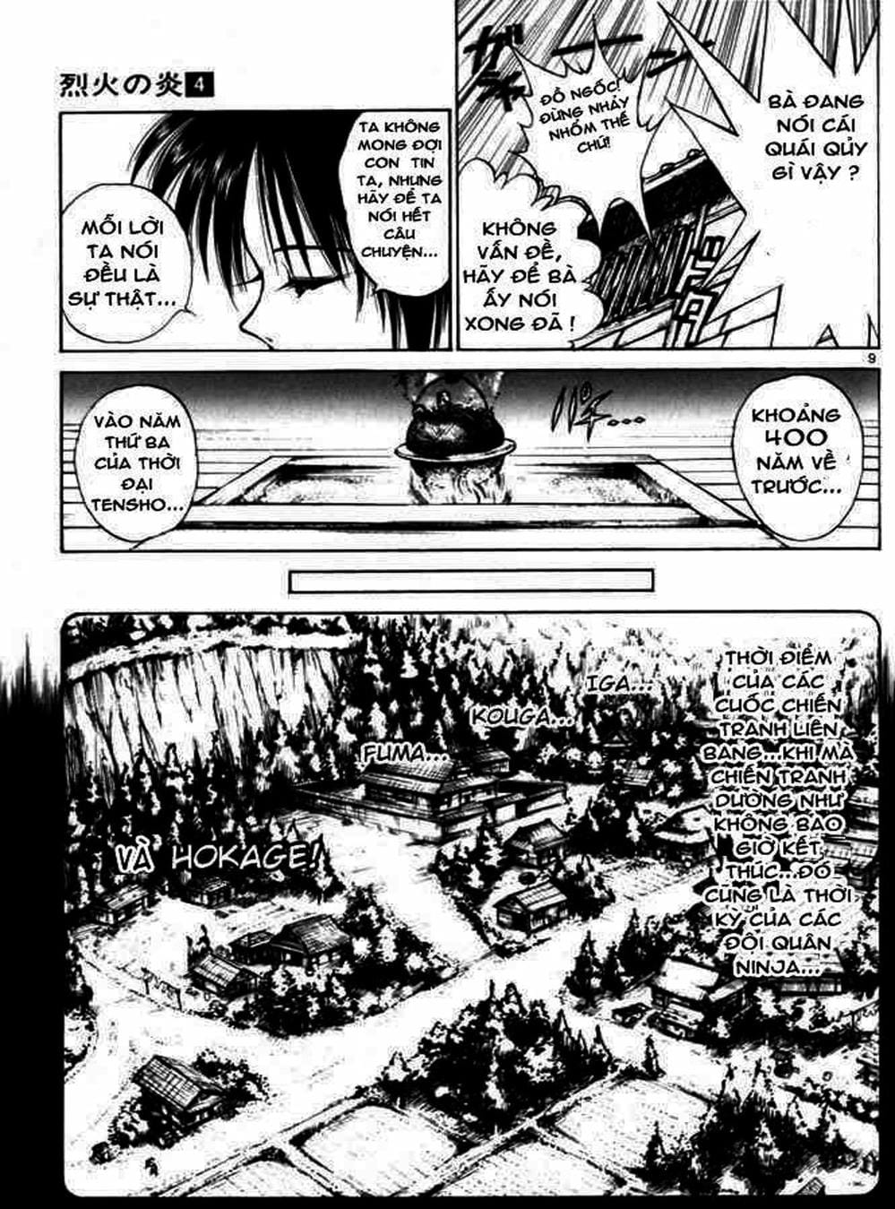 Truyện Tranh Ngọn Lửa Recca - Flame Of Recca trang 9