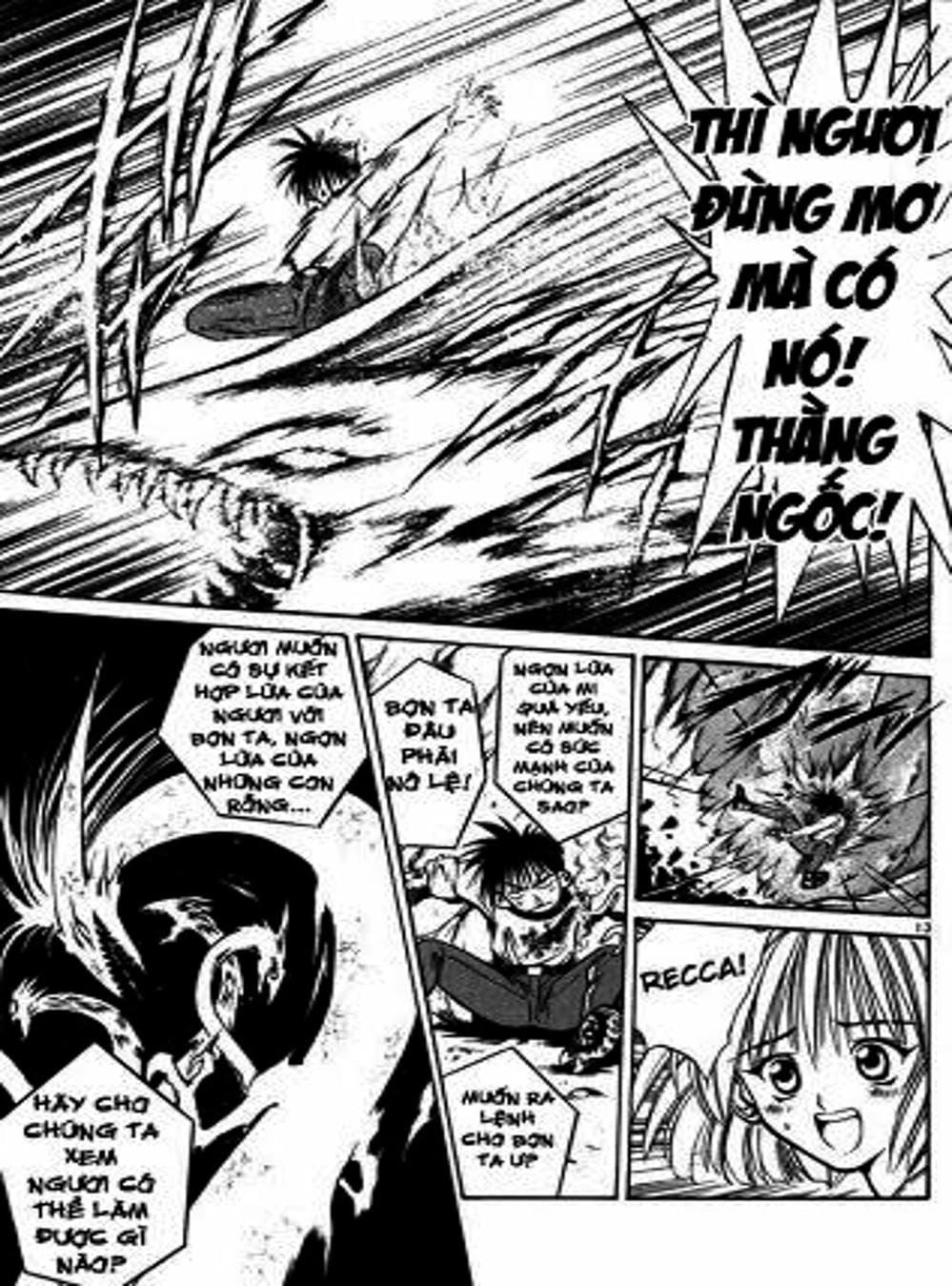 Truyện Tranh Ngọn Lửa Recca - Flame Of Recca trang 9