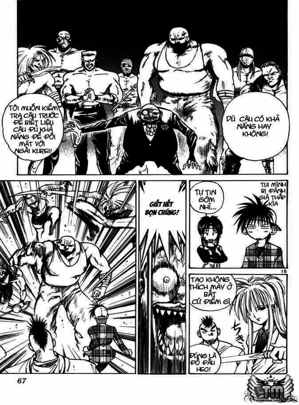 Truyện Tranh Ngọn Lửa Recca - Flame Of Recca trang 9