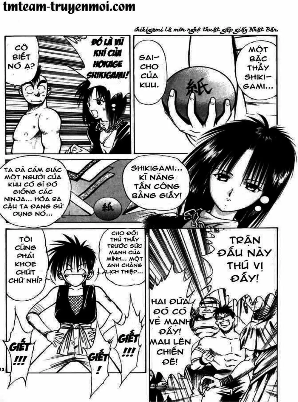 Truyện Tranh Ngọn Lửa Recca - Flame Of Recca trang 9