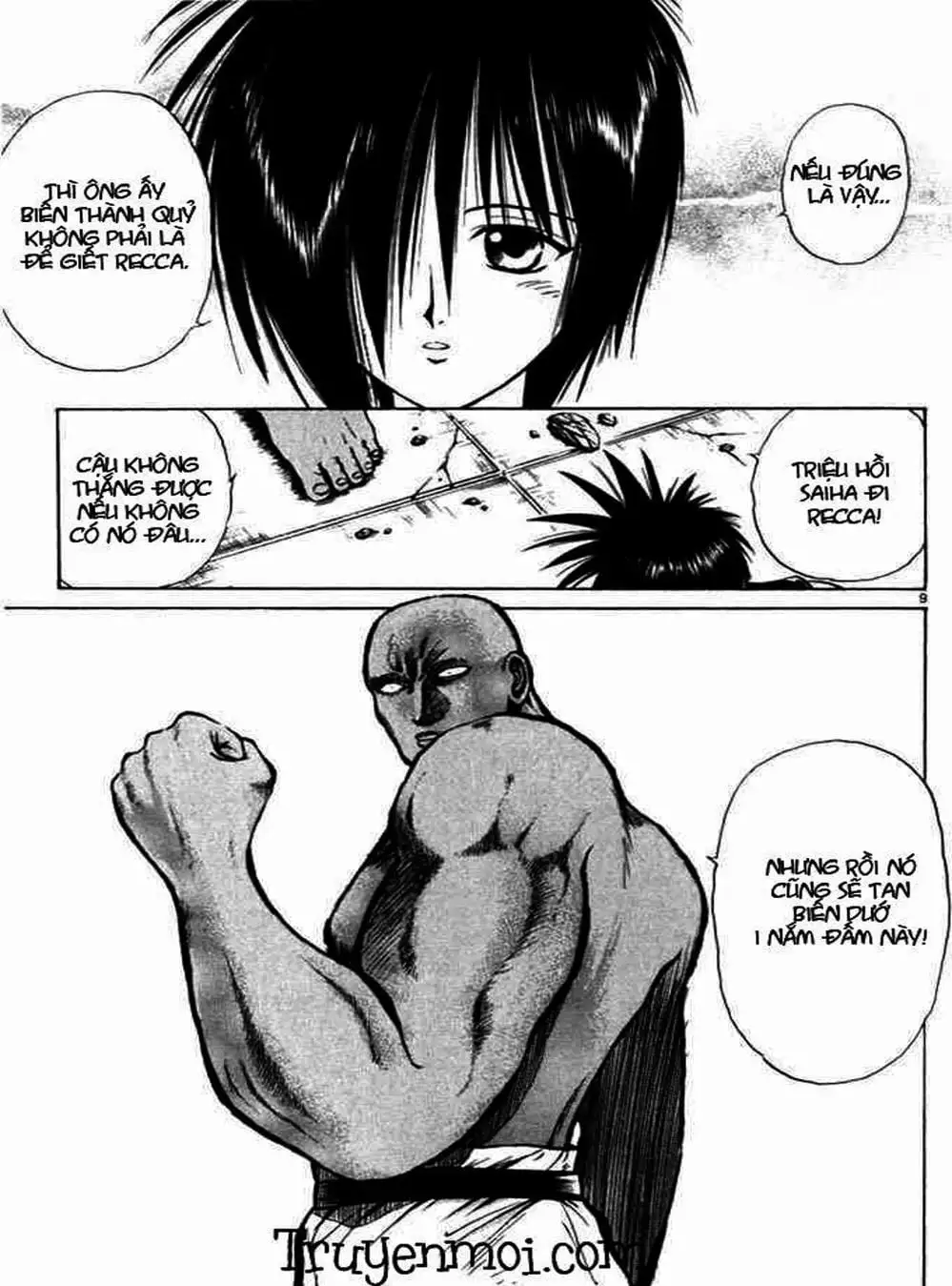 Truyện Tranh Ngọn Lửa Recca - Flame Of Recca trang 9