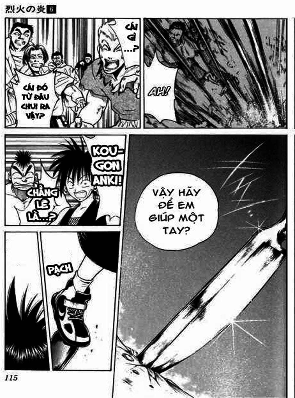 Truyện Tranh Ngọn Lửa Recca - Flame Of Recca trang 9