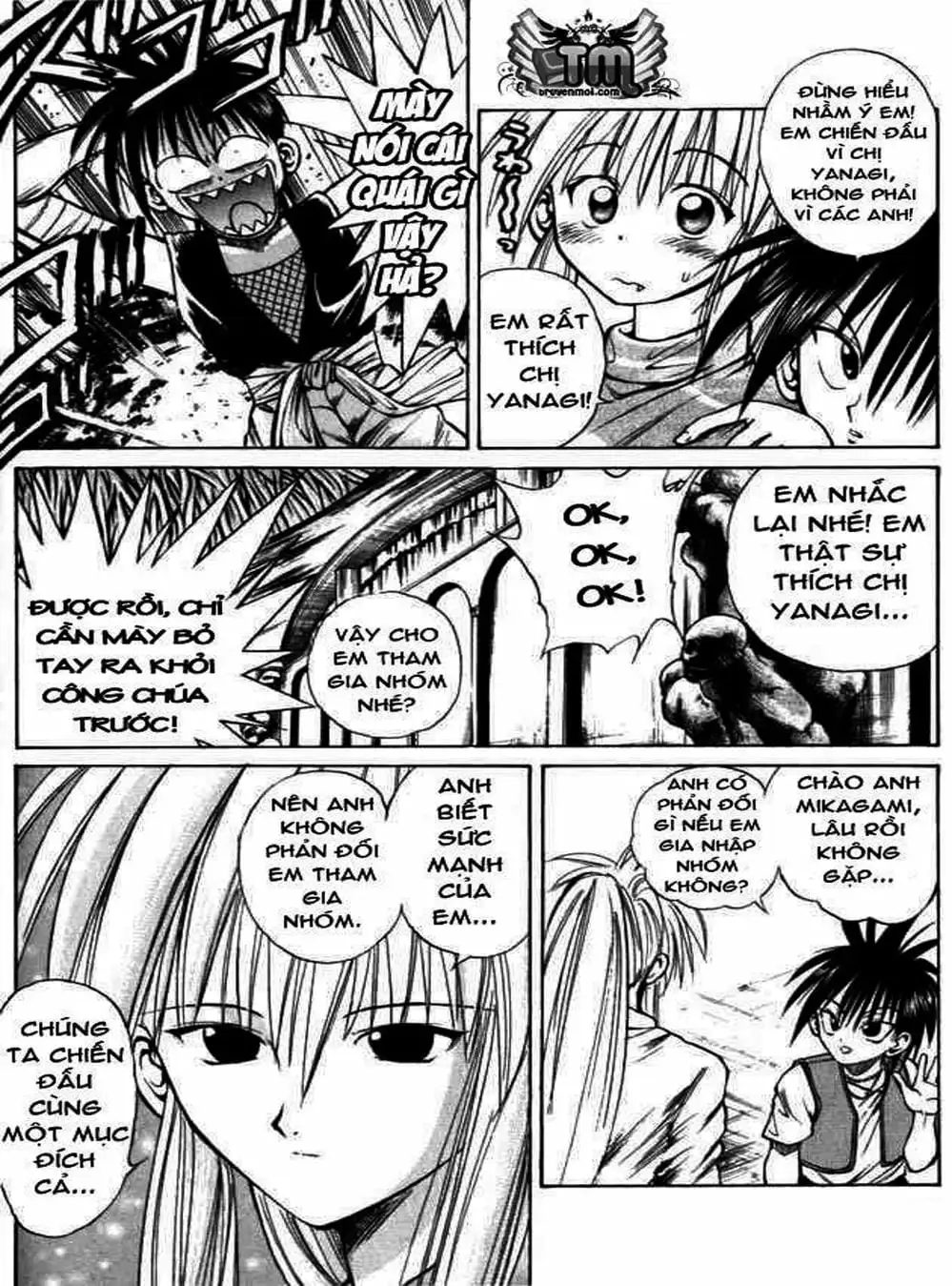 Truyện Tranh Ngọn Lửa Recca - Flame Of Recca trang 9