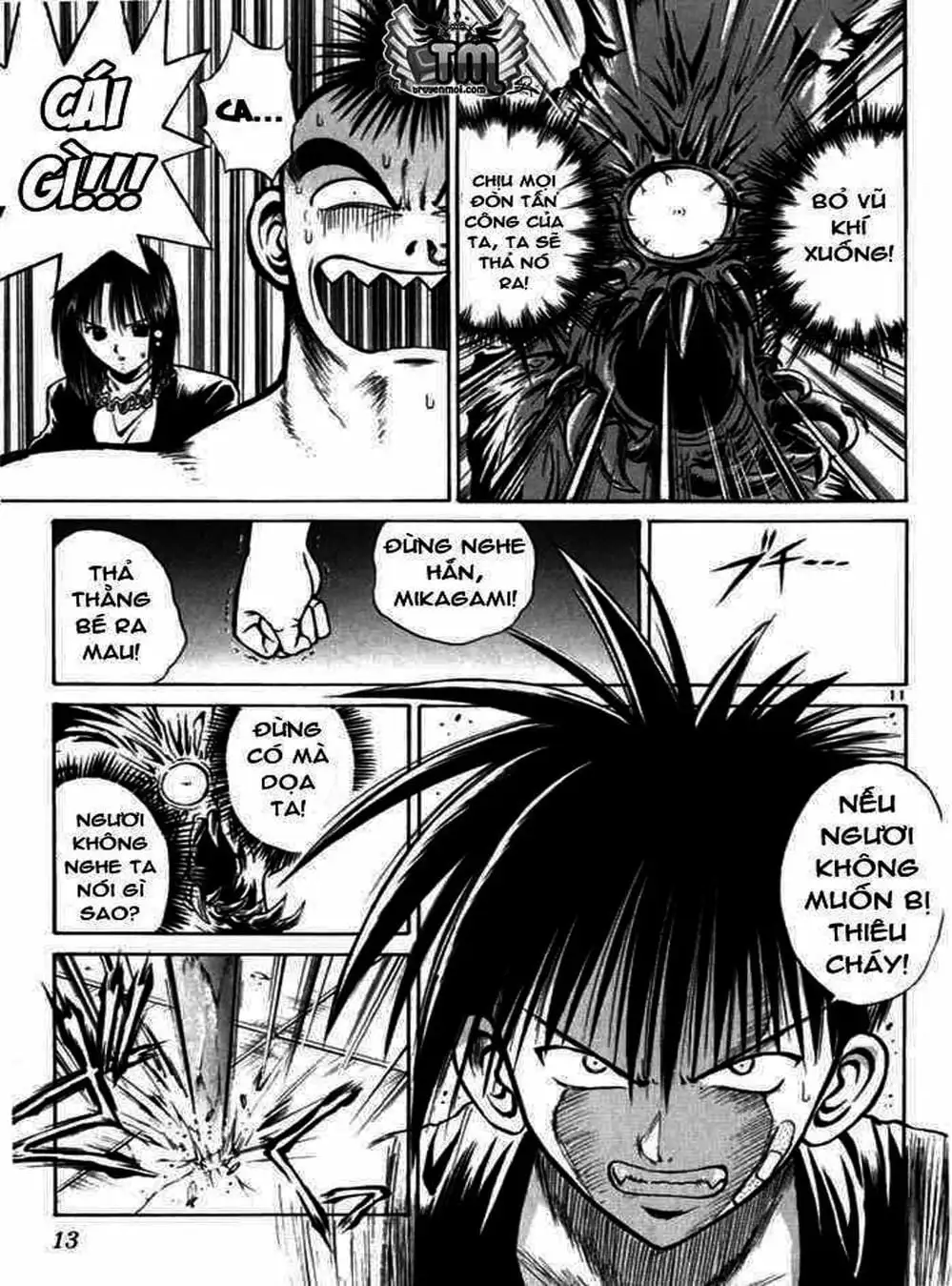 Truyện Tranh Ngọn Lửa Recca - Flame Of Recca trang 9