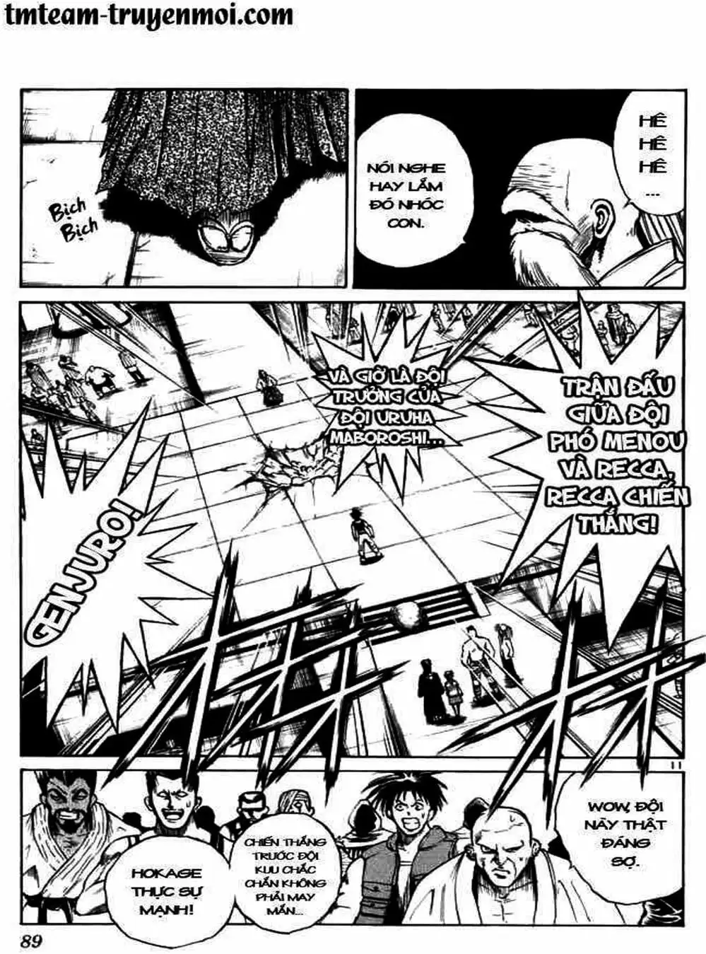 Truyện Tranh Ngọn Lửa Recca - Flame Of Recca trang 9