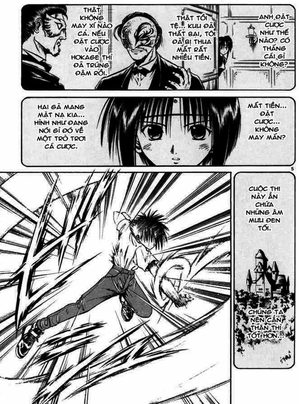 Truyện Tranh Ngọn Lửa Recca - Flame Of Recca trang 9