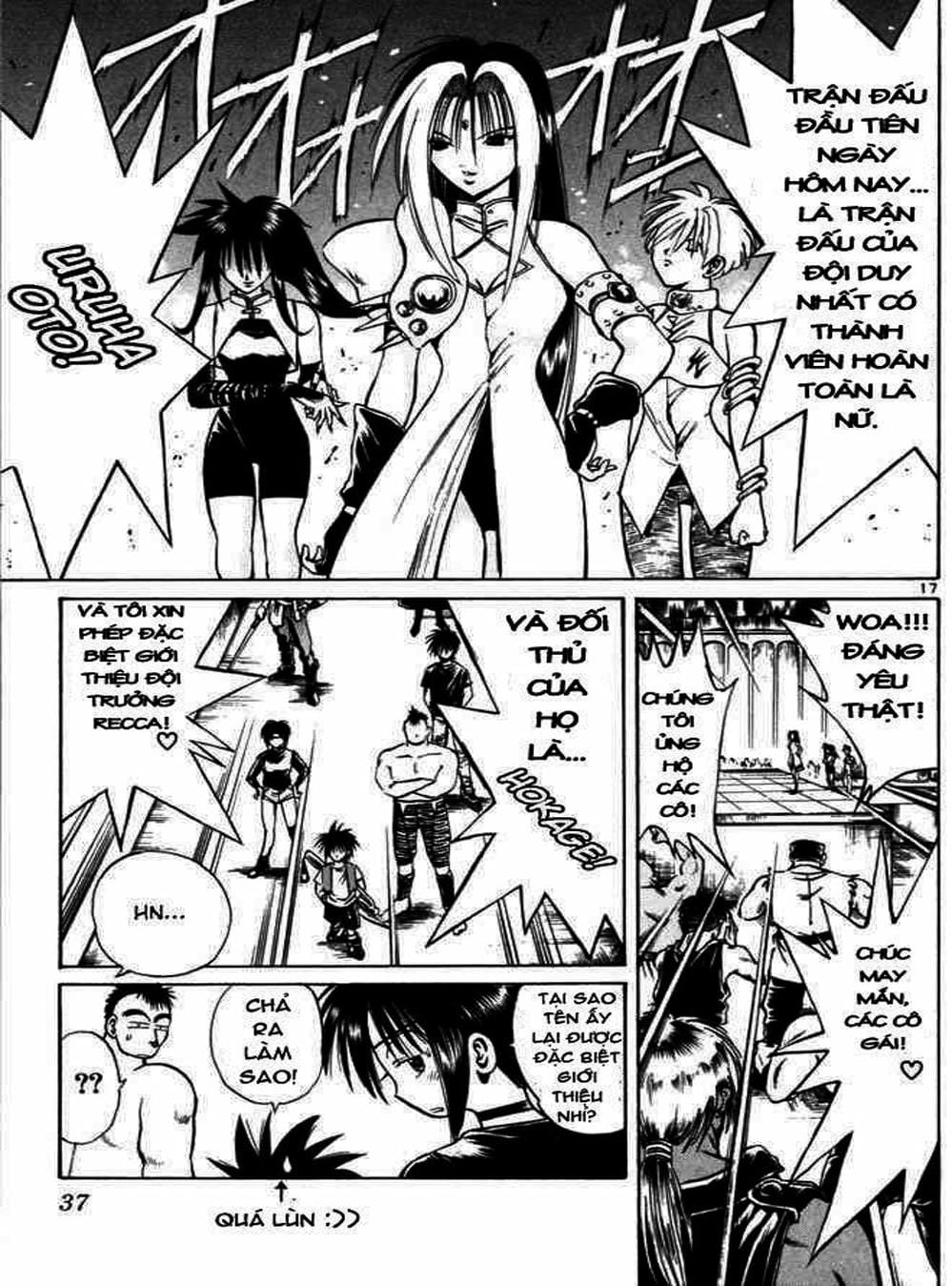 Truyện Tranh Ngọn Lửa Recca - Flame Of Recca trang 9