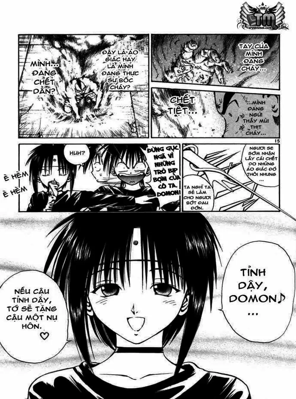 Truyện Tranh Ngọn Lửa Recca - Flame Of Recca trang 9