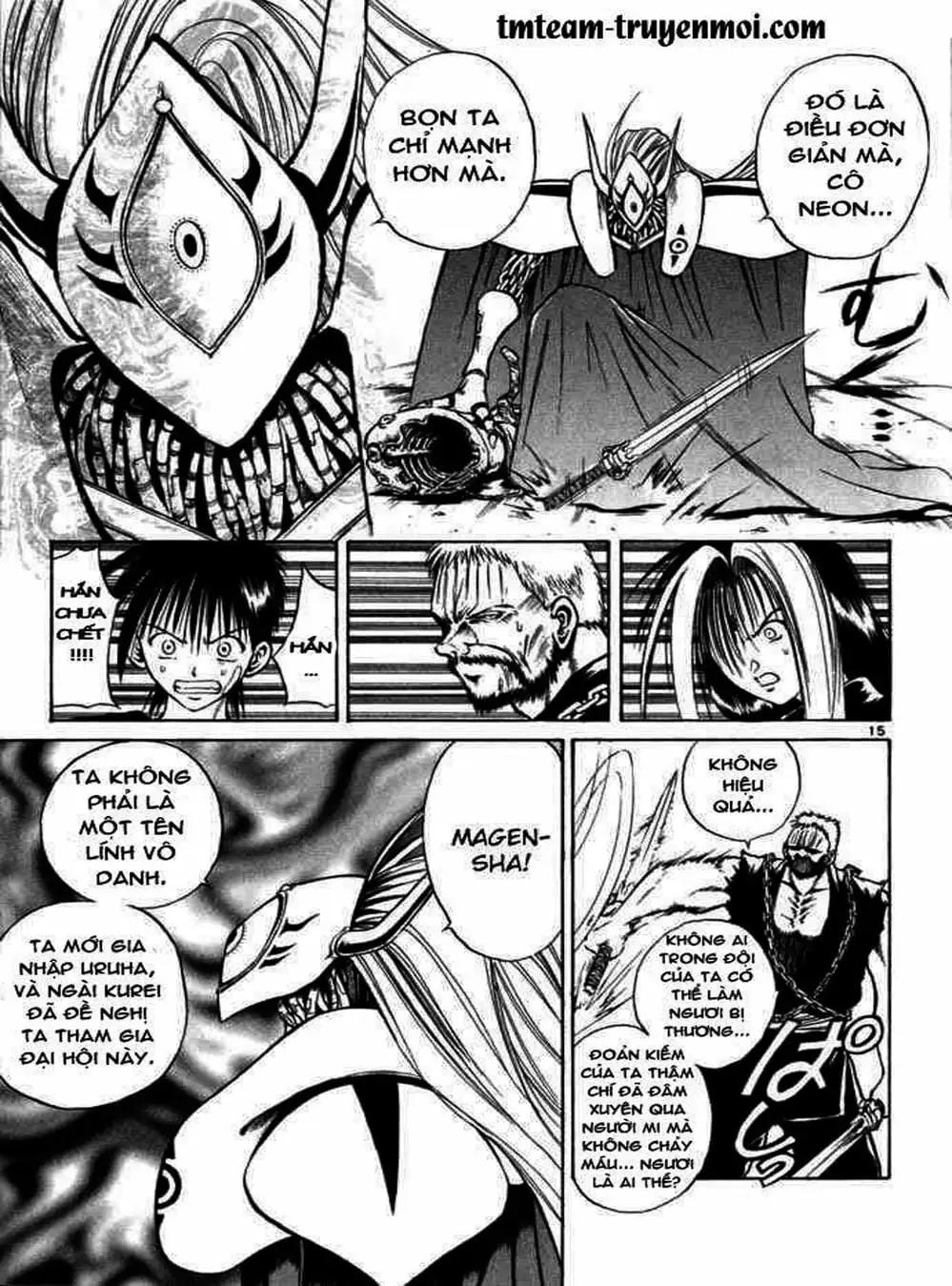 Truyện Tranh Ngọn Lửa Recca - Flame Of Recca trang 9