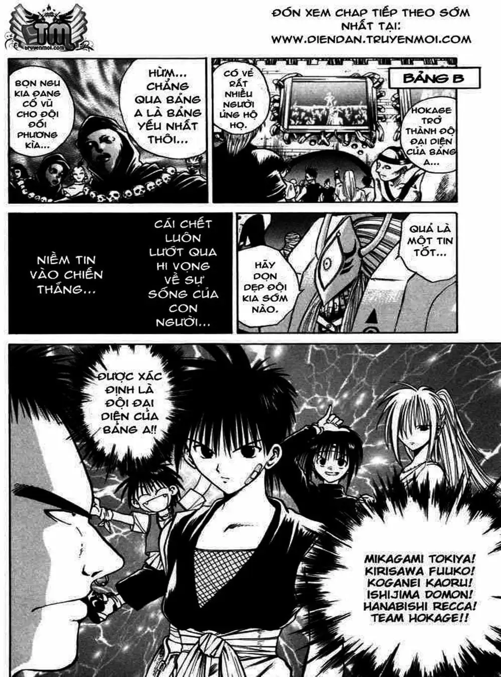 Truyện Tranh Ngọn Lửa Recca - Flame Of Recca trang 9