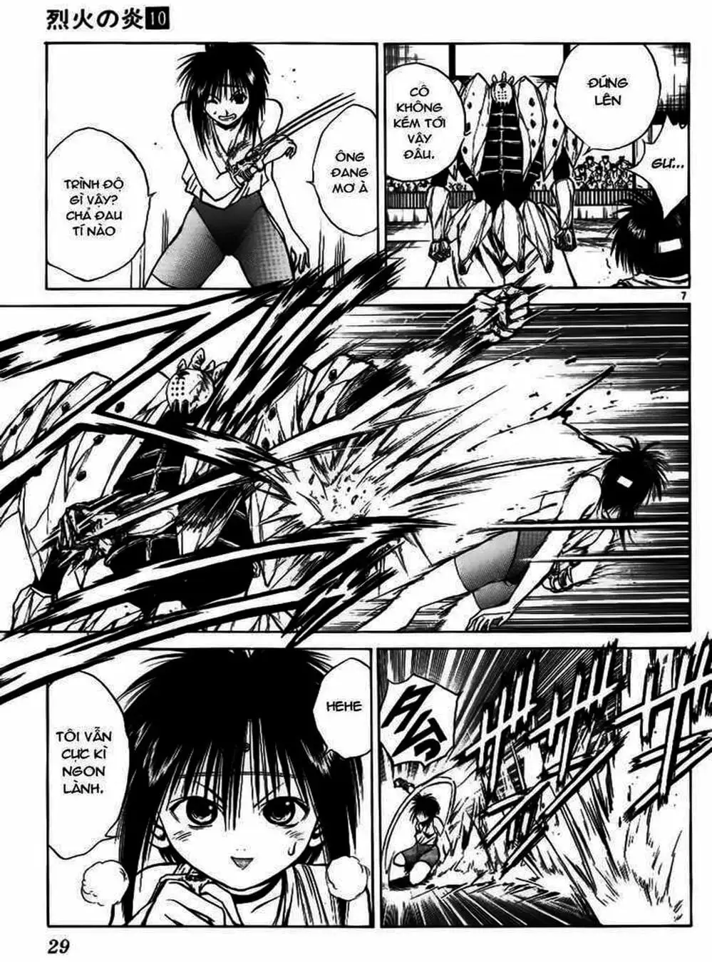 Truyện Tranh Ngọn Lửa Recca - Flame Of Recca trang 9