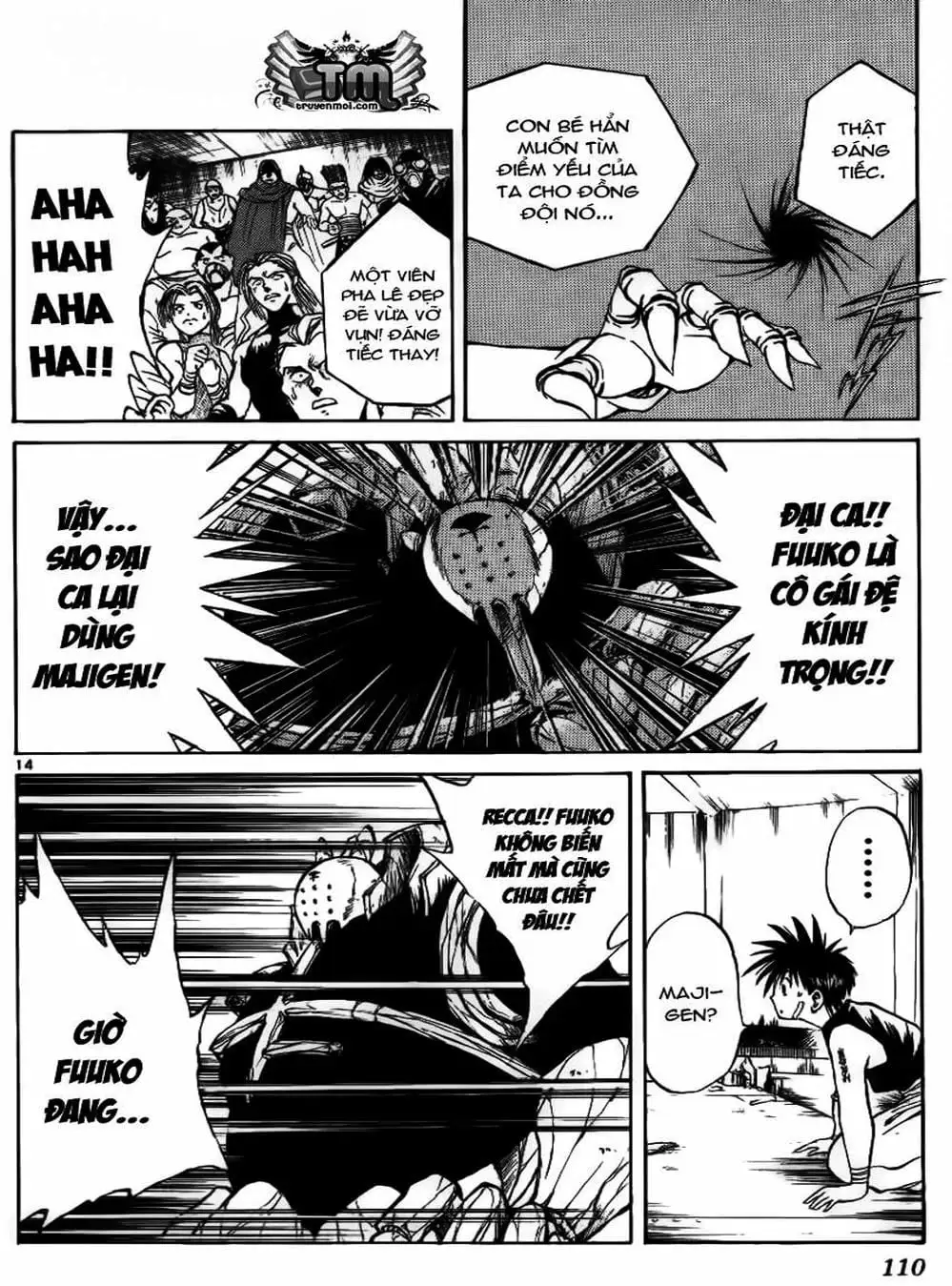 Truyện Tranh Ngọn Lửa Recca - Flame Of Recca trang 9