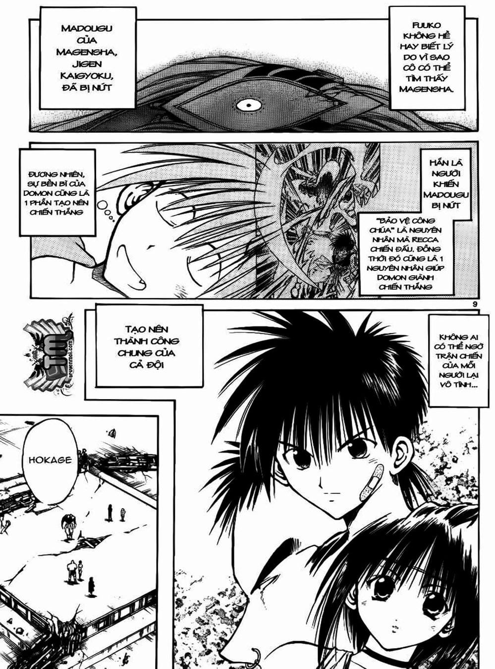 Truyện Tranh Ngọn Lửa Recca - Flame Of Recca trang 9