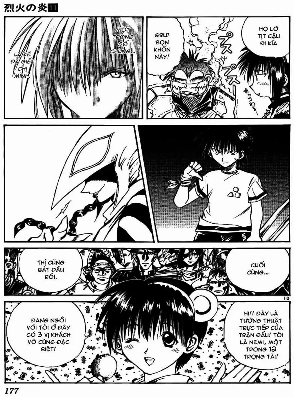 Truyện Tranh Ngọn Lửa Recca - Flame Of Recca trang 9