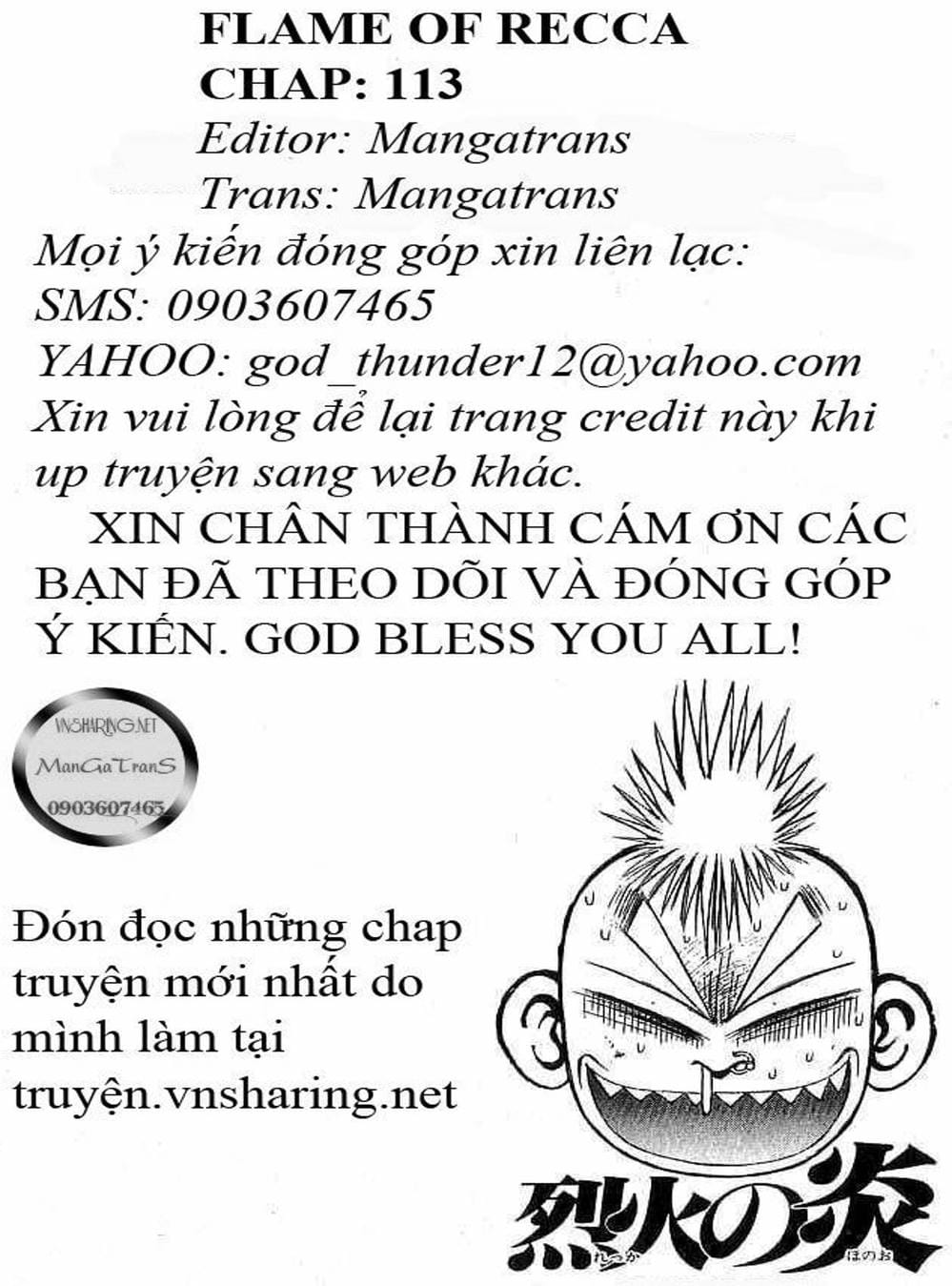 Truyện Tranh Ngọn Lửa Recca - Flame Of Recca trang 9