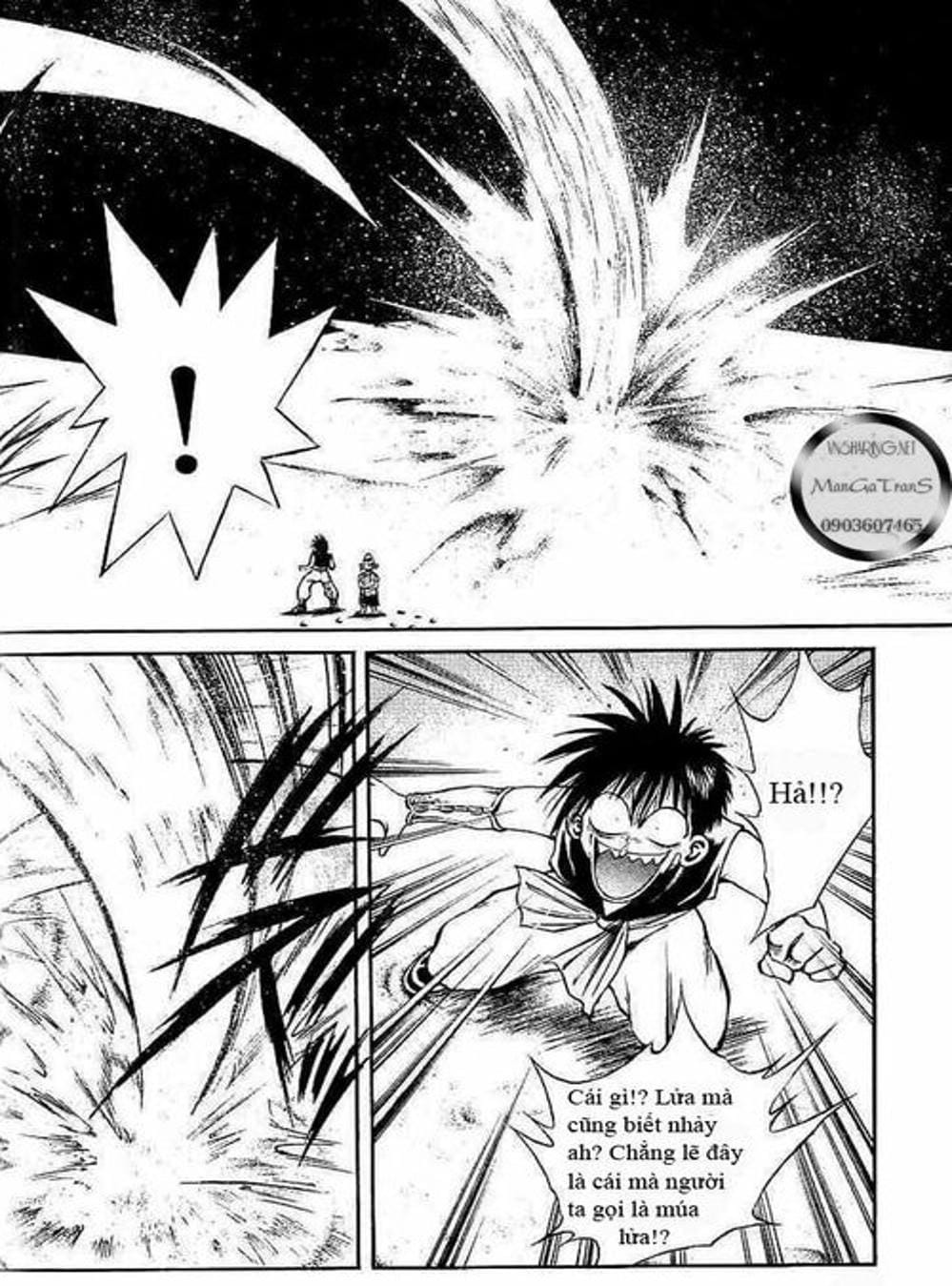 Truyện Tranh Ngọn Lửa Recca - Flame Of Recca trang 9