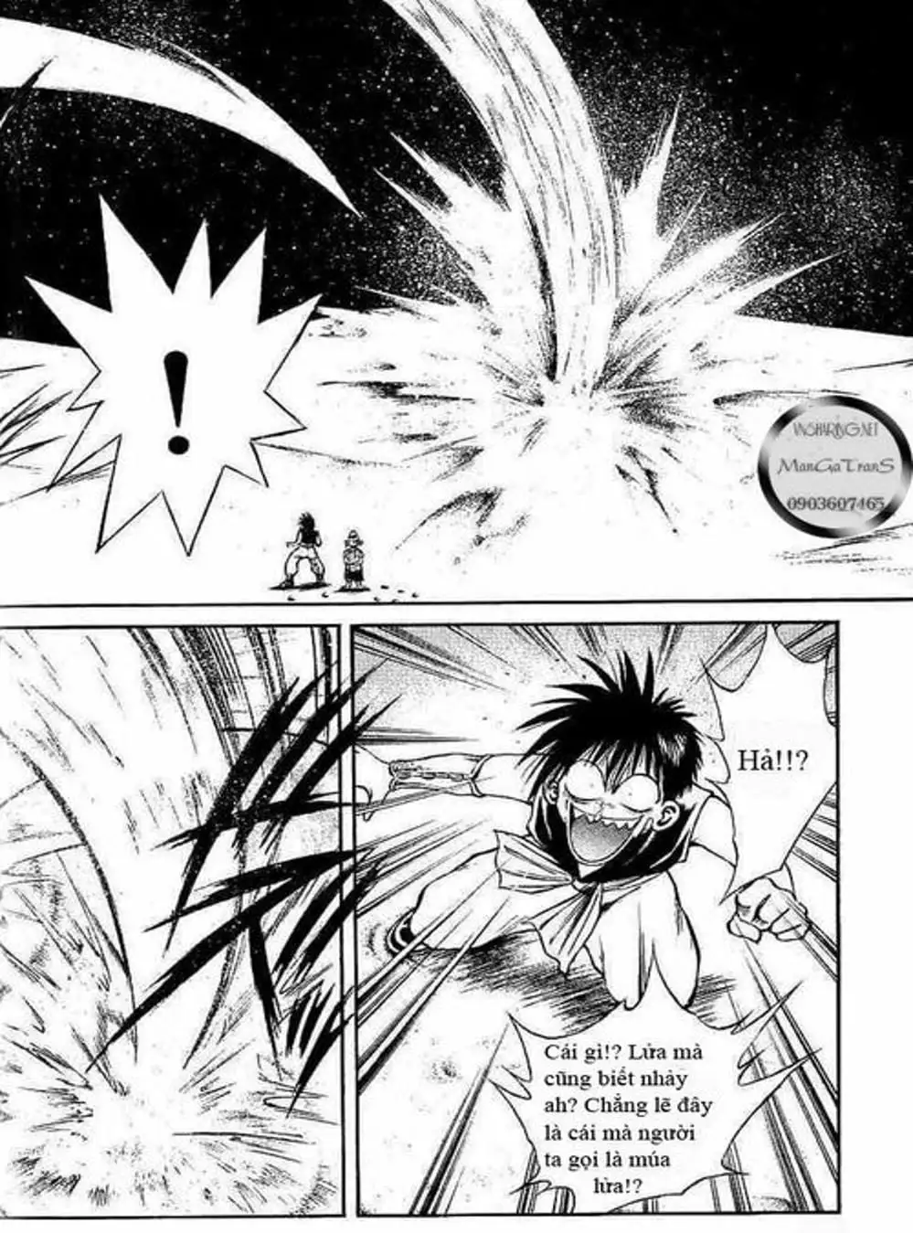 Truyện Tranh Ngọn Lửa Recca - Flame Of Recca trang 9