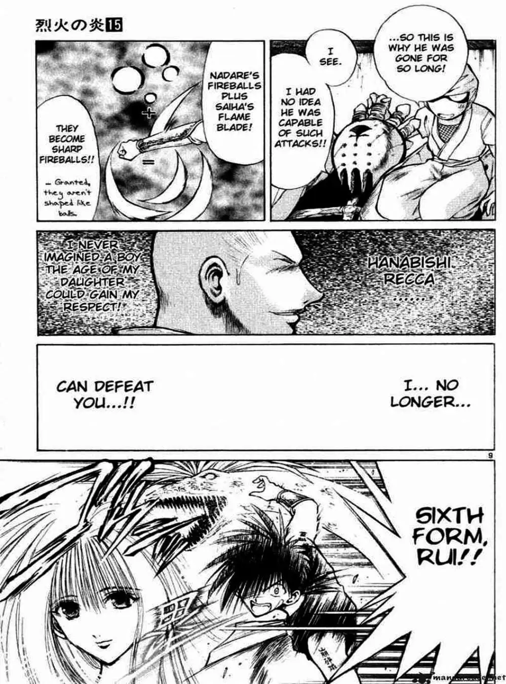 Truyện Tranh Ngọn Lửa Recca - Flame Of Recca trang 9