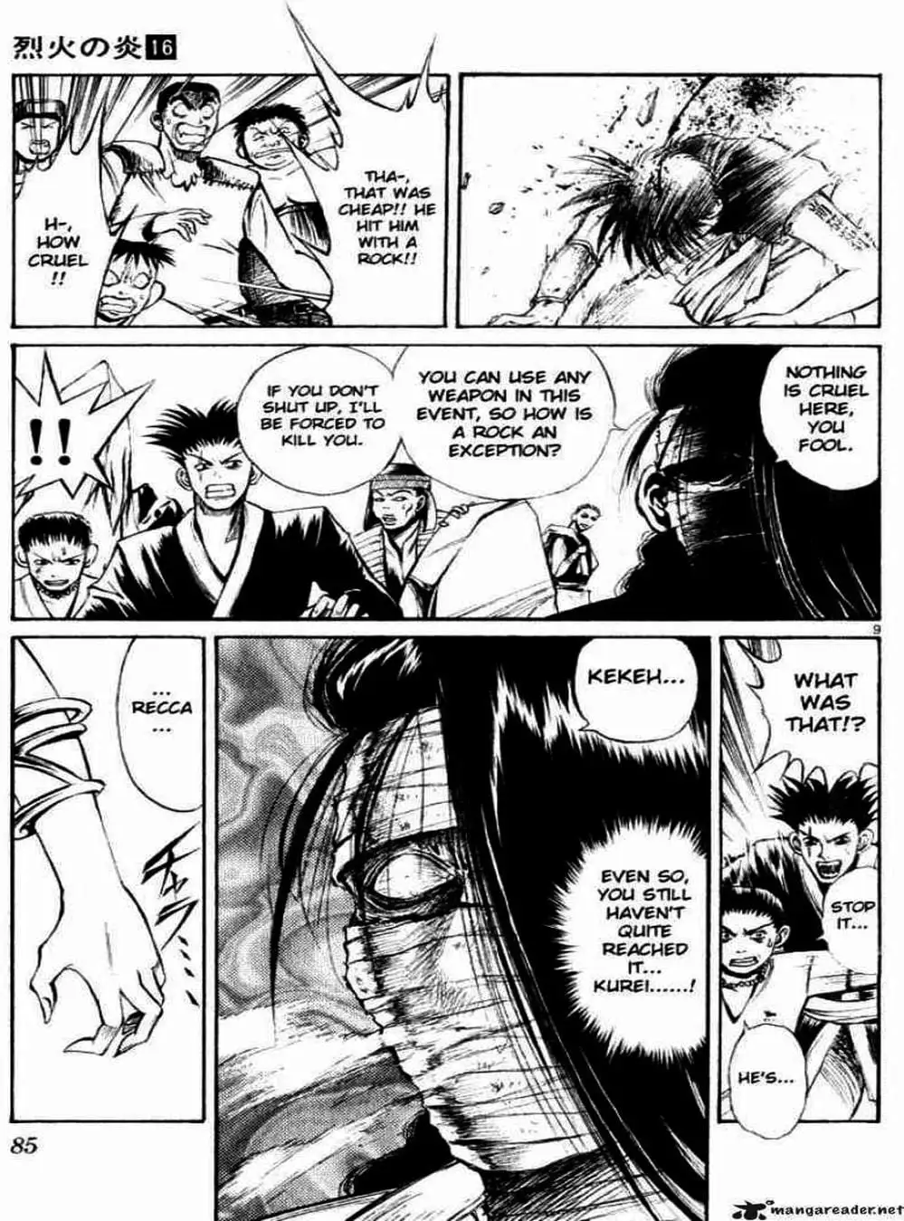 Truyện Tranh Ngọn Lửa Recca - Flame Of Recca trang 9