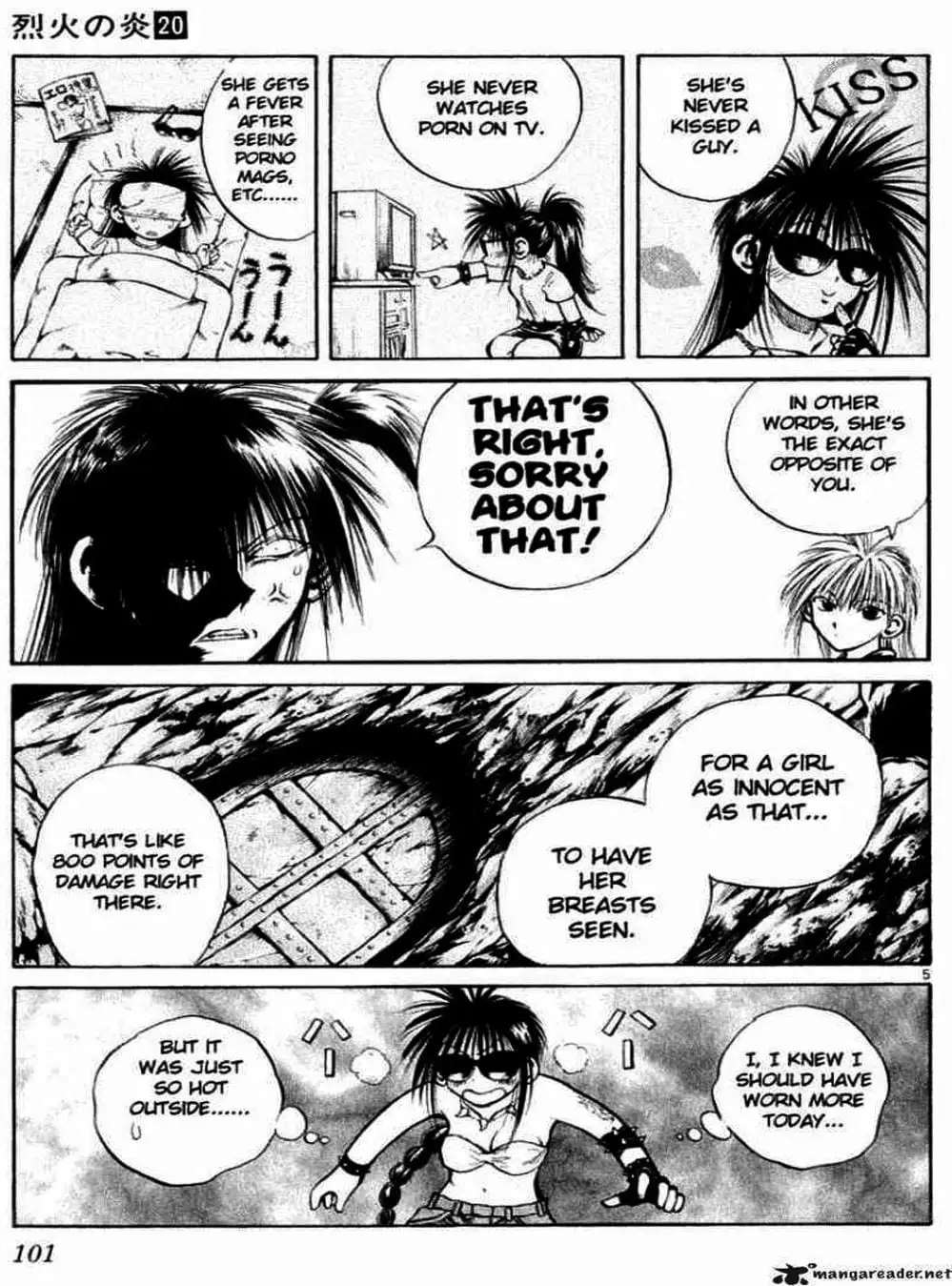 Truyện Tranh Ngọn Lửa Recca - Flame Of Recca trang 9