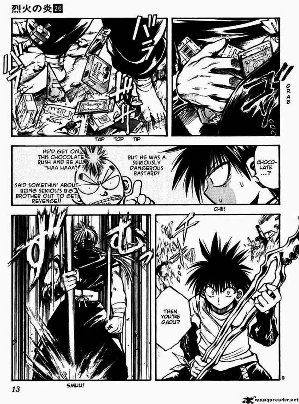 Truyện Tranh Ngọn Lửa Recca - Flame Of Recca trang 9