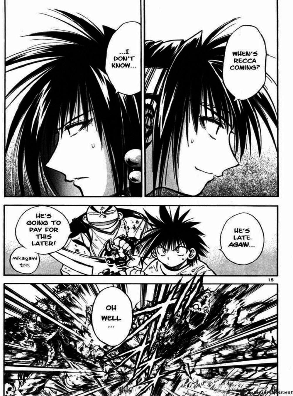 Truyện Tranh Ngọn Lửa Recca - Flame Of Recca trang 9