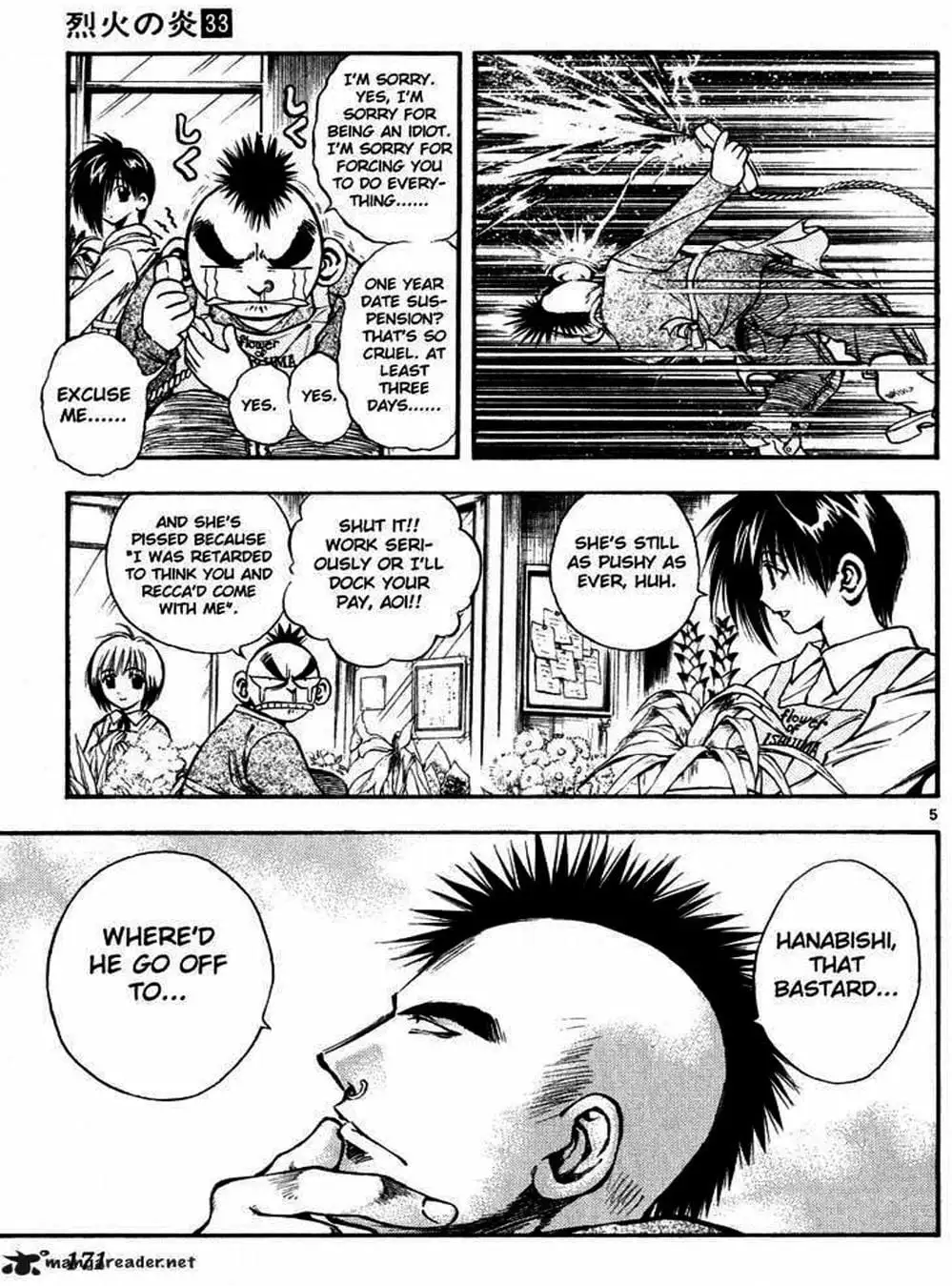 Truyện Tranh Ngọn Lửa Recca - Flame Of Recca trang 9