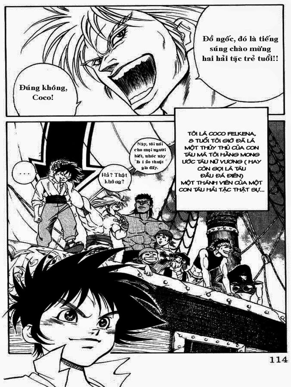 Truyện Tranh Vua Trên Biển - Full Ahead Coco trang 4