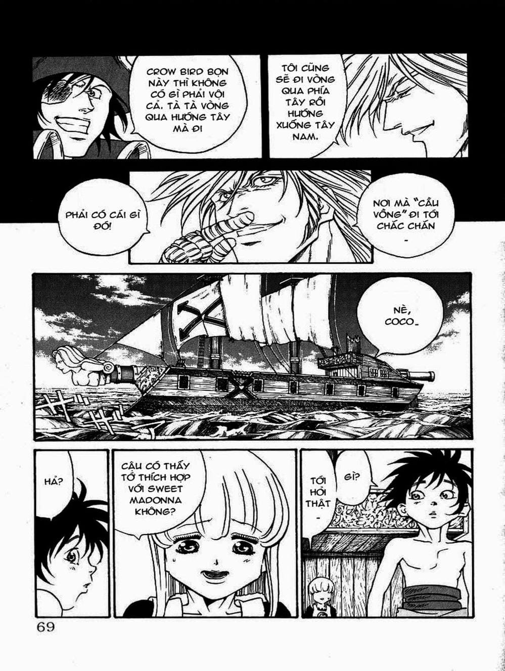 Truyện Tranh Vua Trên Biển - Full Ahead Coco trang 4