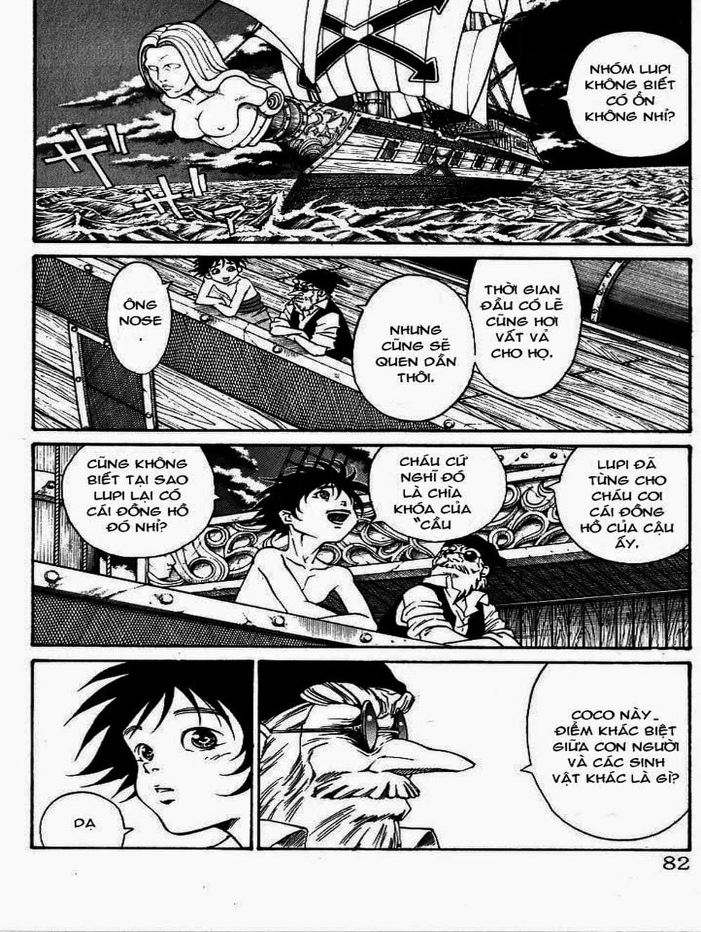 Truyện Tranh Vua Trên Biển - Full Ahead Coco trang 4