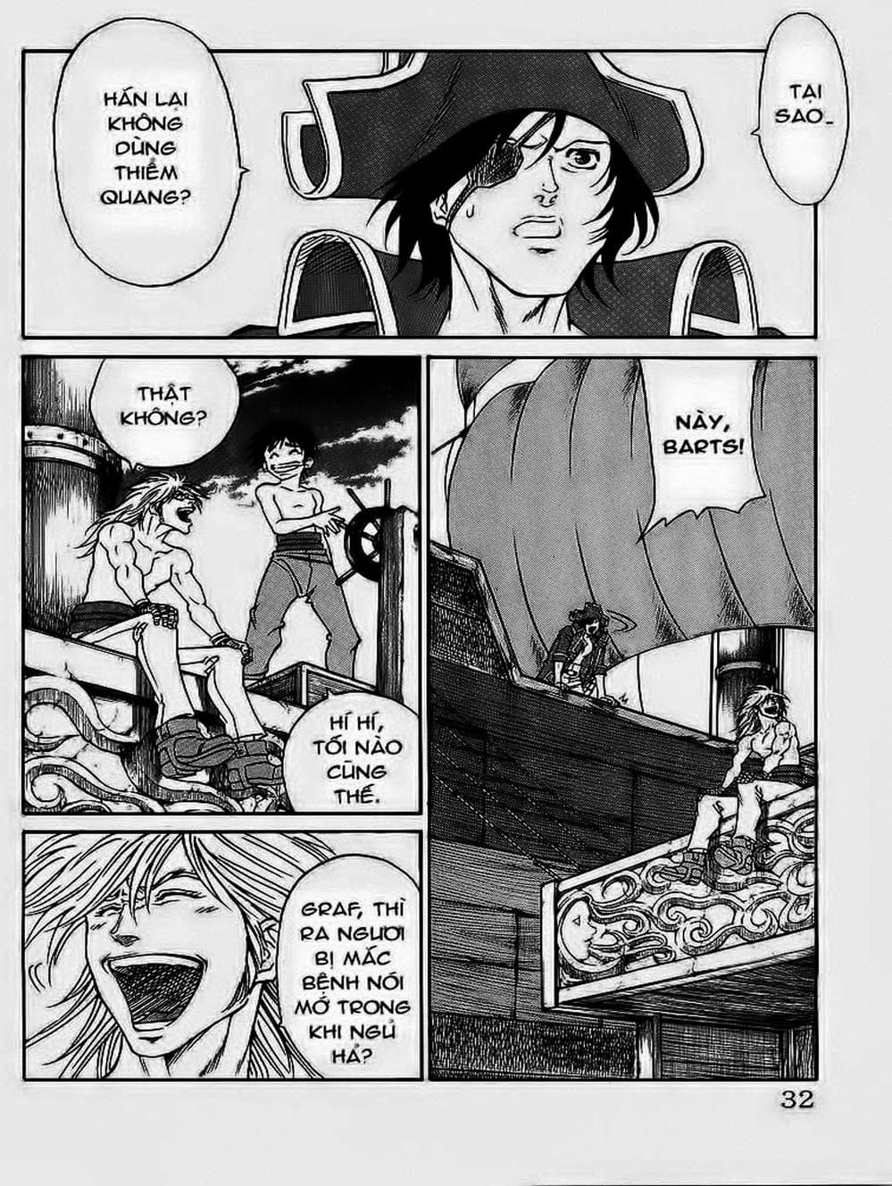 Truyện Tranh Vua Trên Biển - Full Ahead Coco trang 4