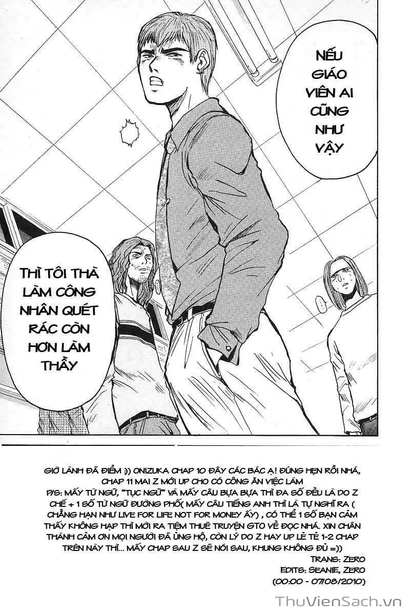 Truyện Tranh Thầy Giáo Vĩ Đại Onizuka - Gto trang 3