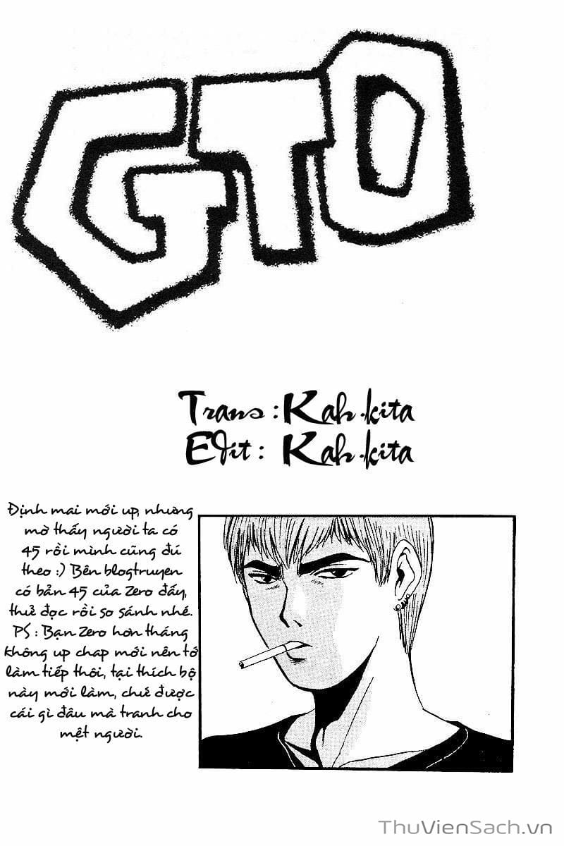 Truyện Tranh Thầy Giáo Vĩ Đại Onizuka - Gto trang 3