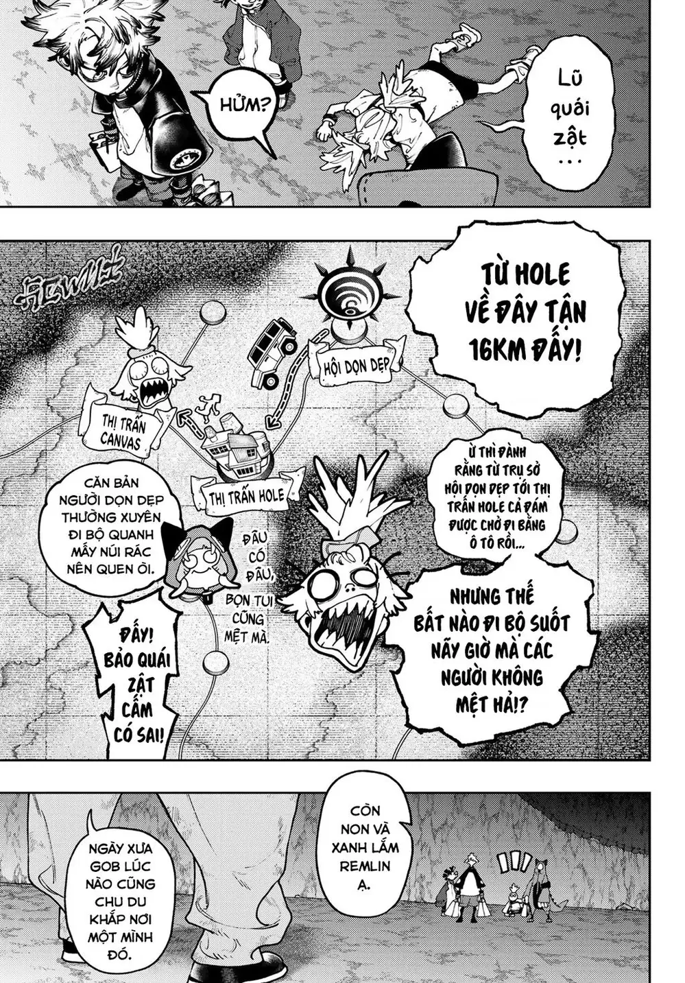 Truyện Tranh Quái Thú Rác Rưởi - Gachi Akuta trang 4