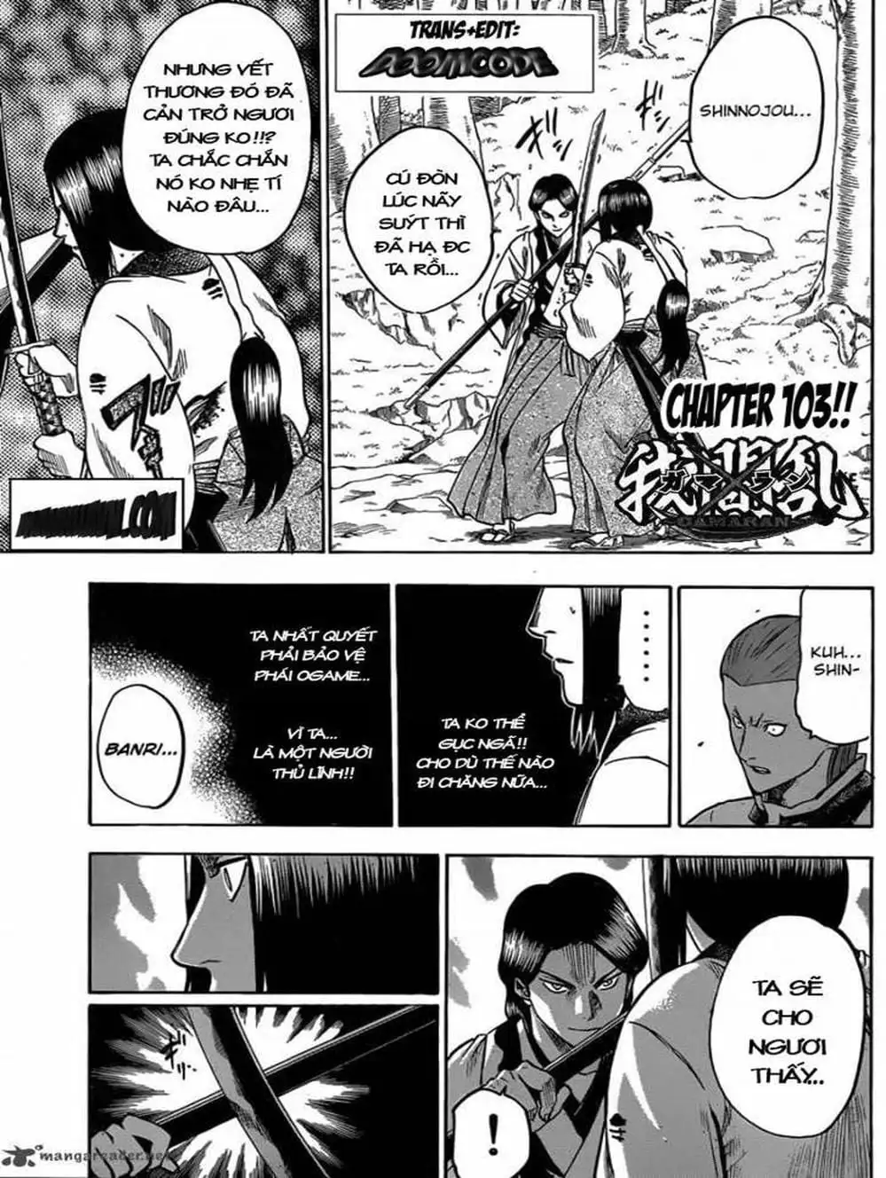 Truyện Tranh Ngã Gian Loạn - Gamaran trang 5